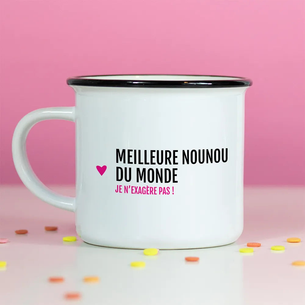 Mug - Meilleure nounou du monde, je n'exagère pas