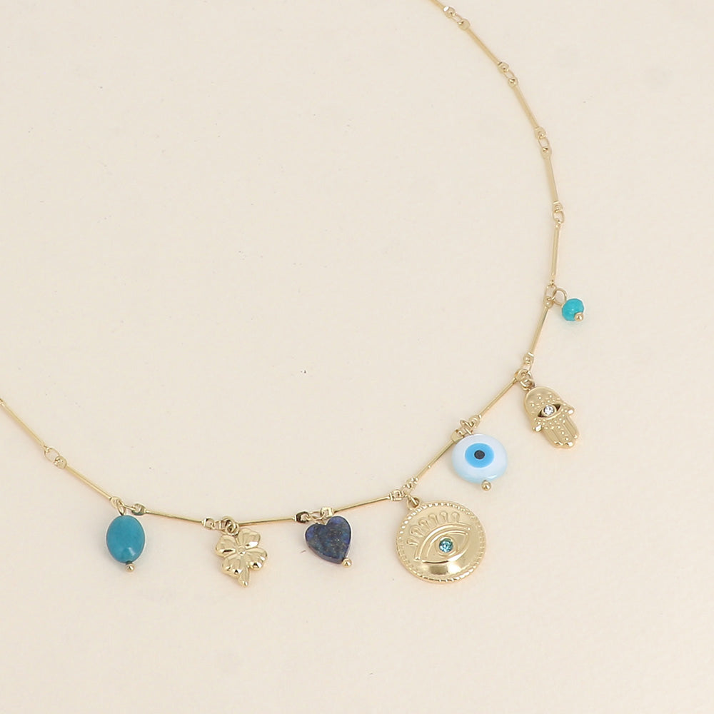 Collier - Nazar doré