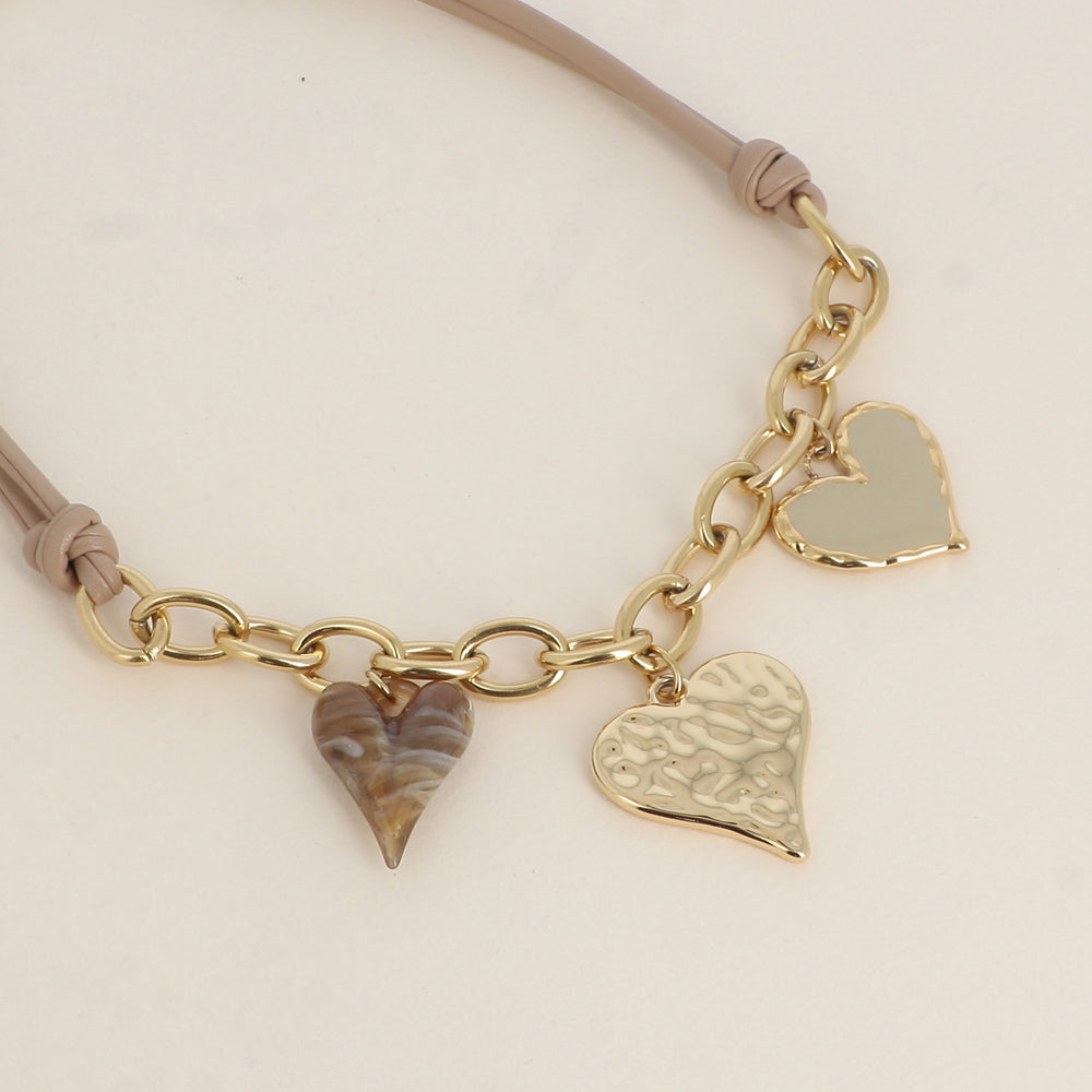 Collier Cordon - Amore Beige