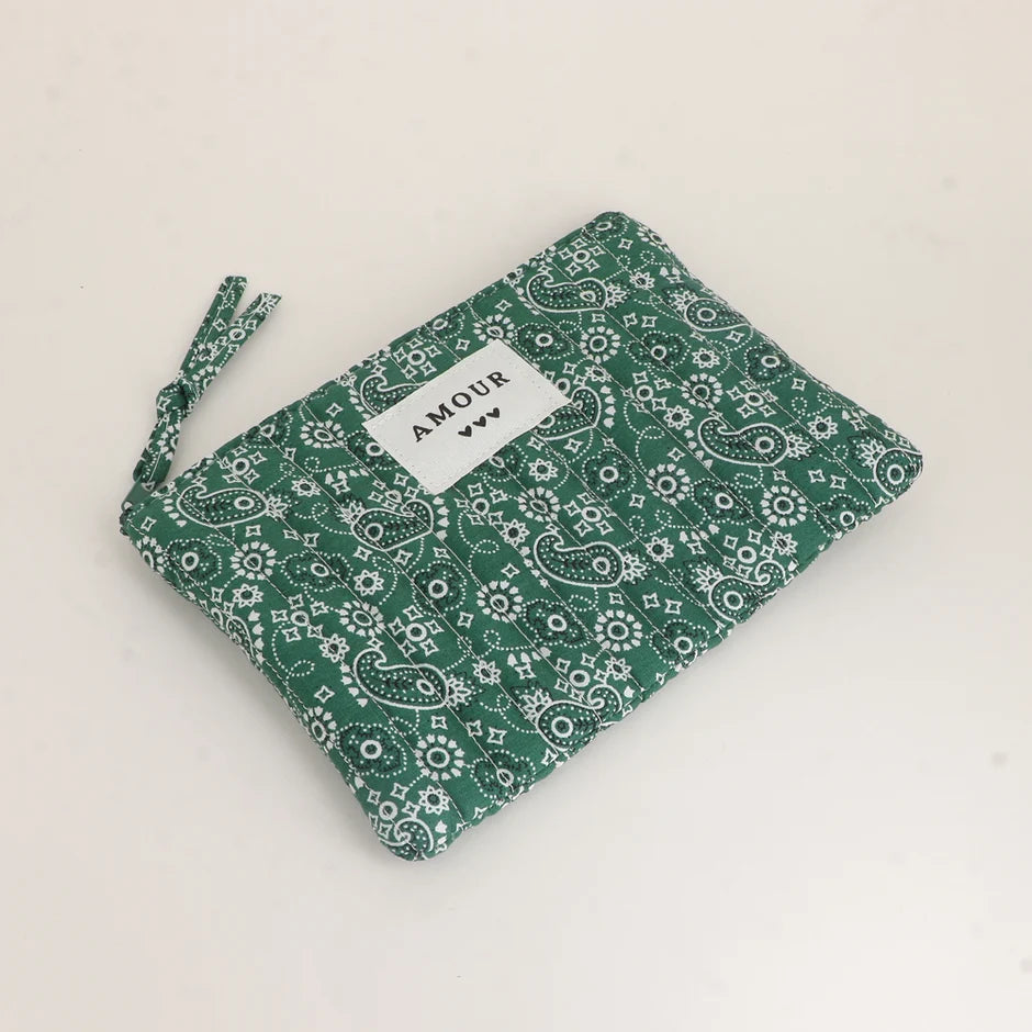 Trousse - AMOUR Kaki bandana
