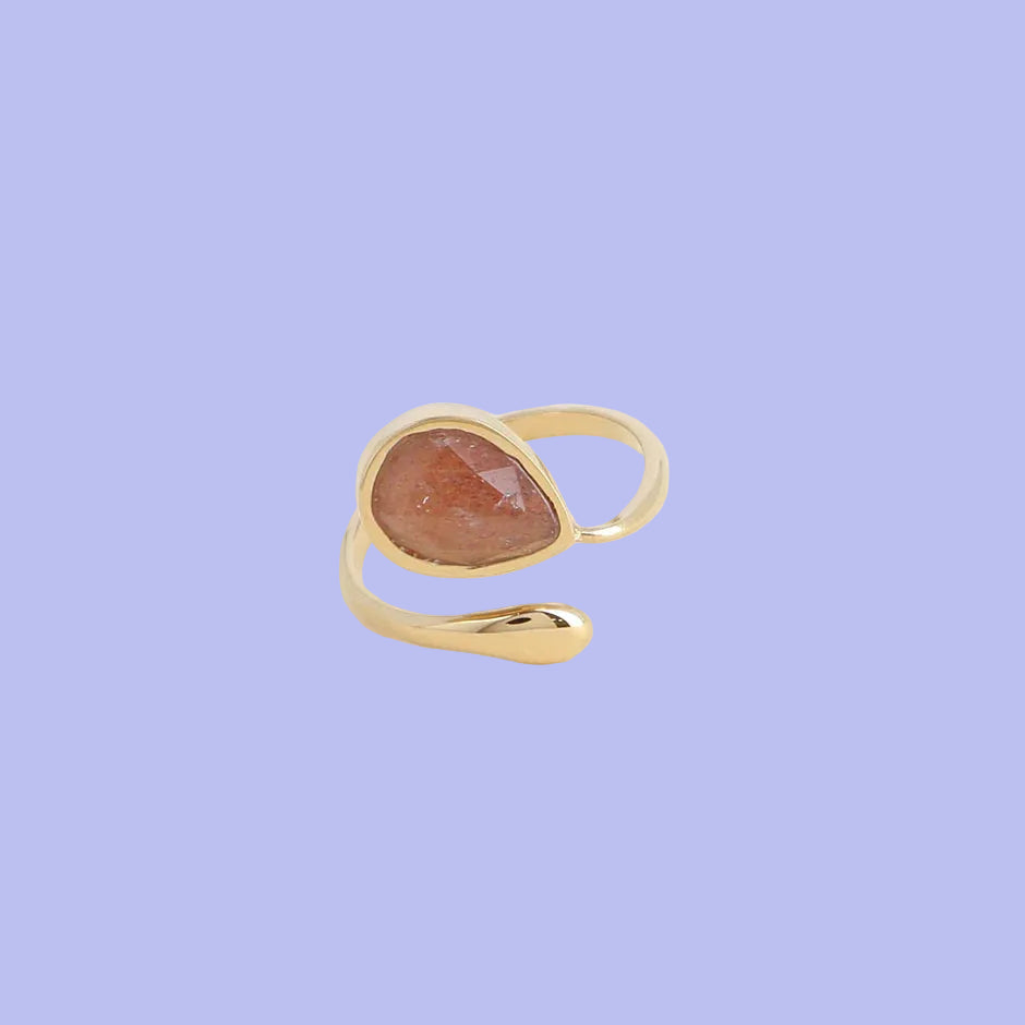 Bague - Goutte fraise