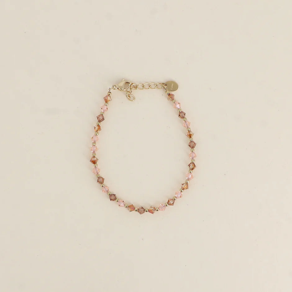 Bracelet - toupie rose