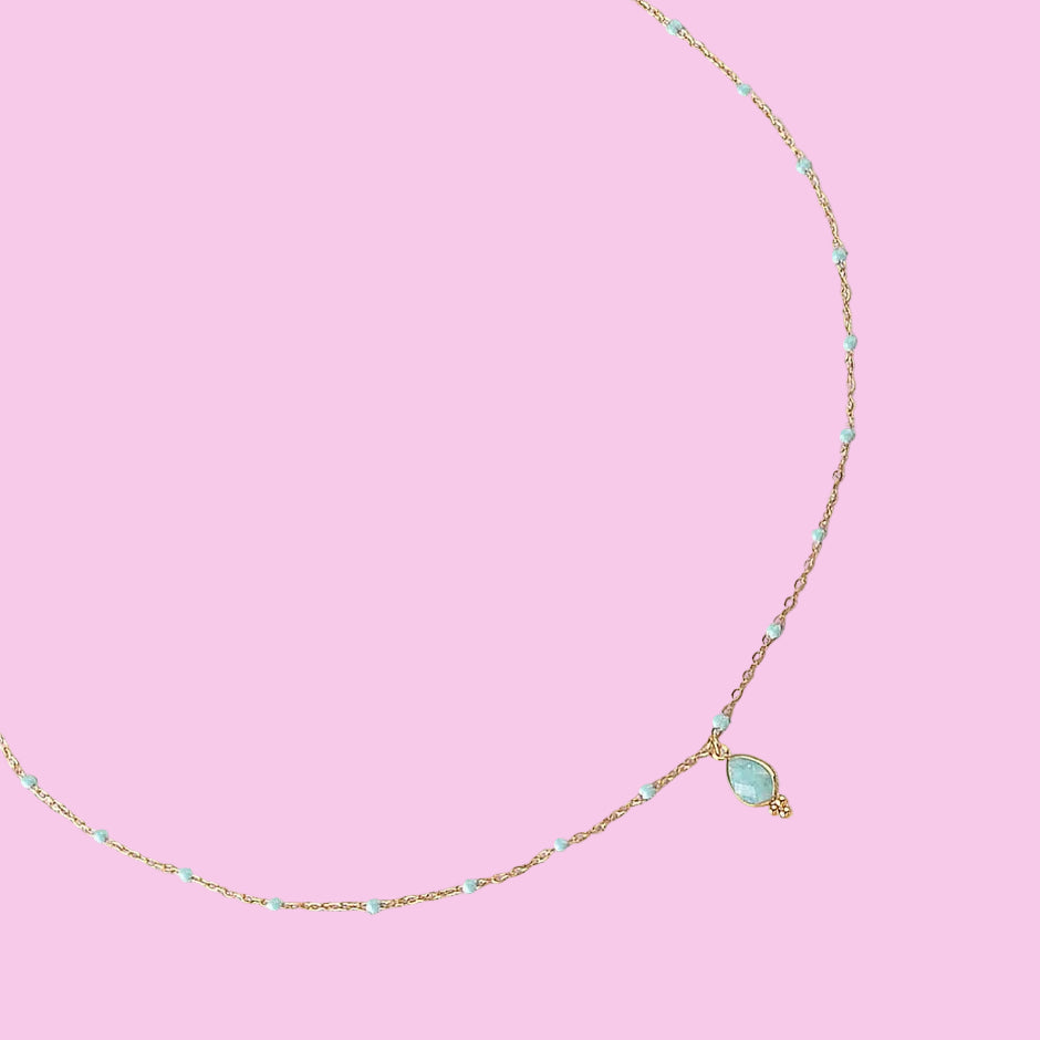 Collier Meli - Amazonite