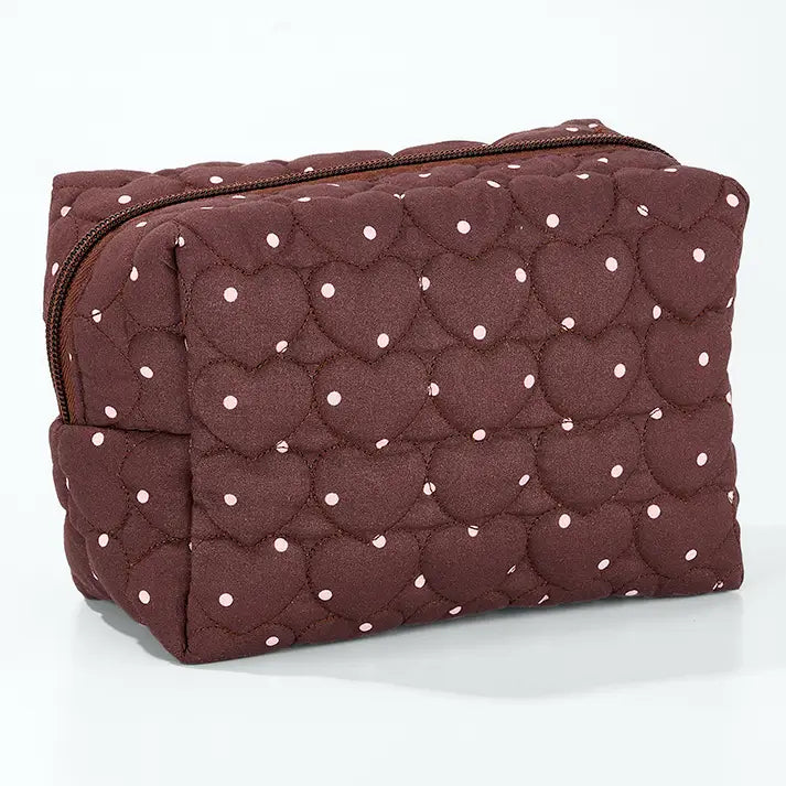 Trousse de maquillage Léo - Brun