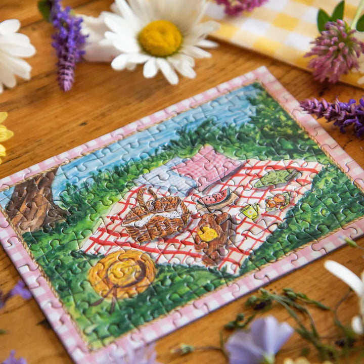 Mini Puzzle pique-nique d'été