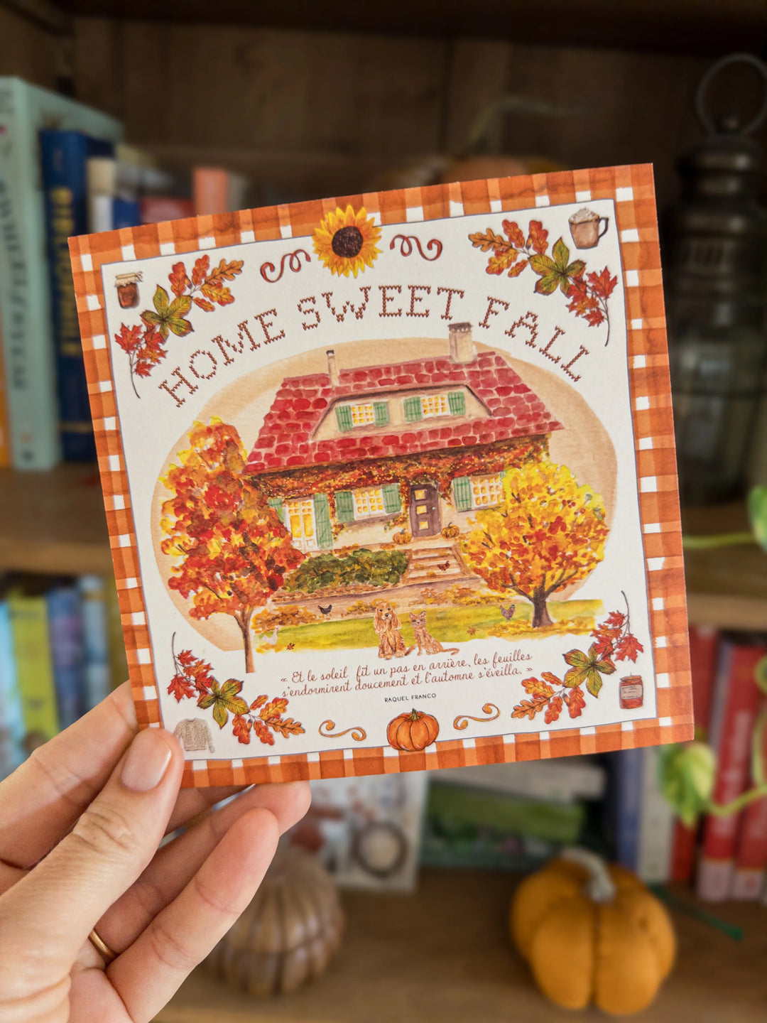 Carte Home Sweet Fall