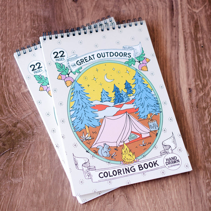 Livre de coloriage - Aventure en plein air