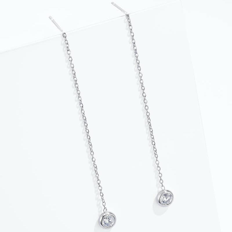 Boucles d'oreille - Lilya argenté