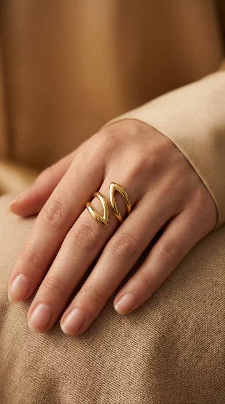 Bague en acier - Lucie