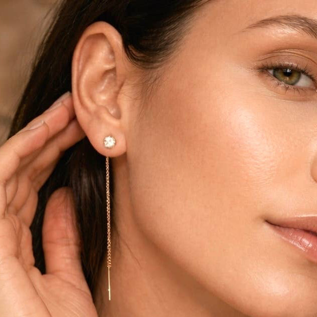 Boucles d'oreille - Lilya argenté