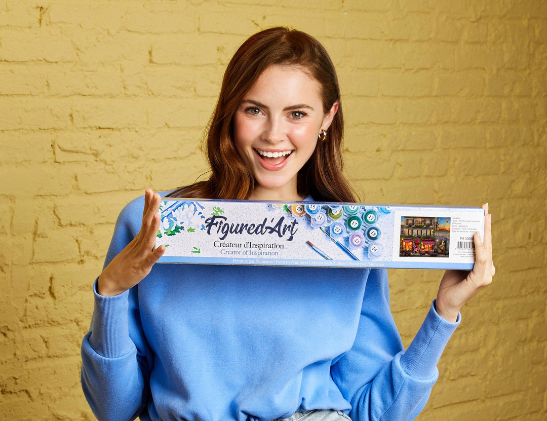 Peinture par numéros : Restaurant Chapeau Rouge