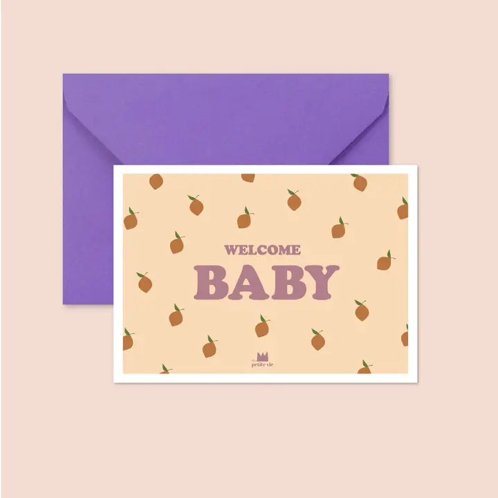 Carte + enveloppe - Welcome Baby
