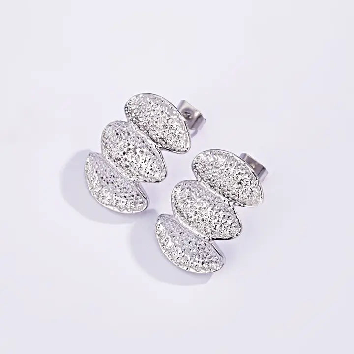 Boucles d'oreilles - Lyana argenté