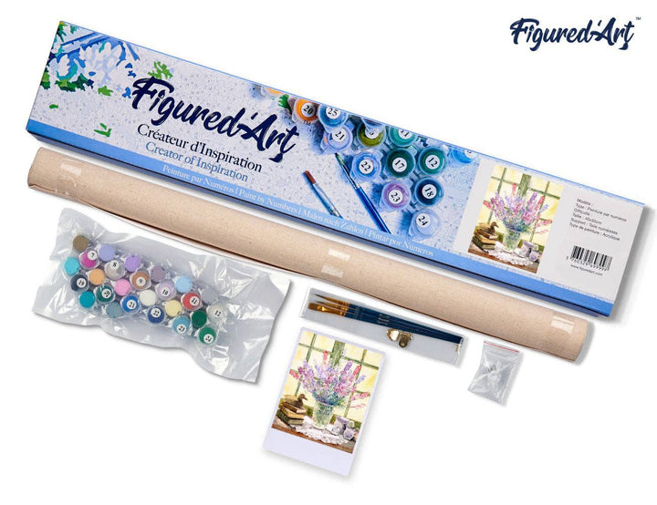 Peinture par numéros : Bouquet de lupins