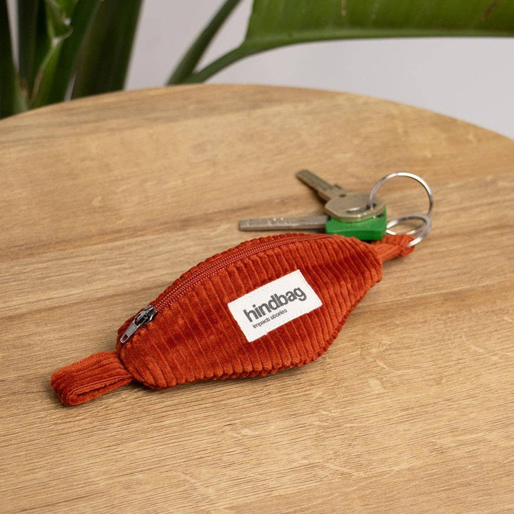 Porte-clés - Banane Velours Brique