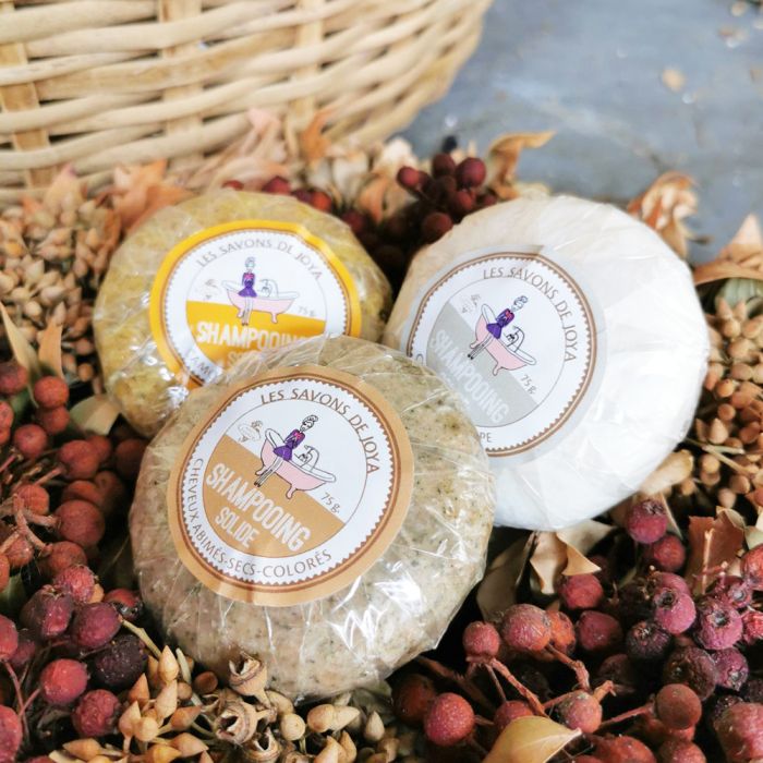 Shampoing solide cheveux sec/abimé/coloré sans HE
