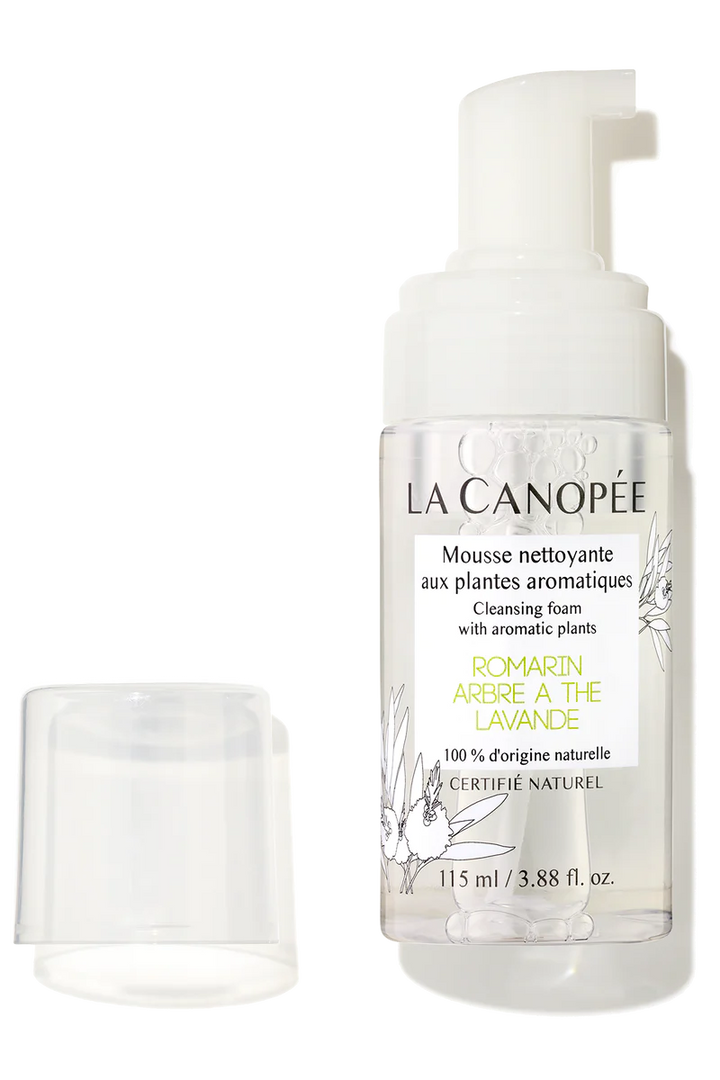 Mousse nettoyante aux plantes aromatiques - La canopée