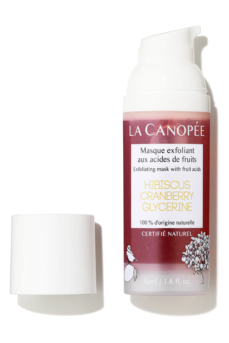 Masque exfoliant aux acides de fruits - La canopée