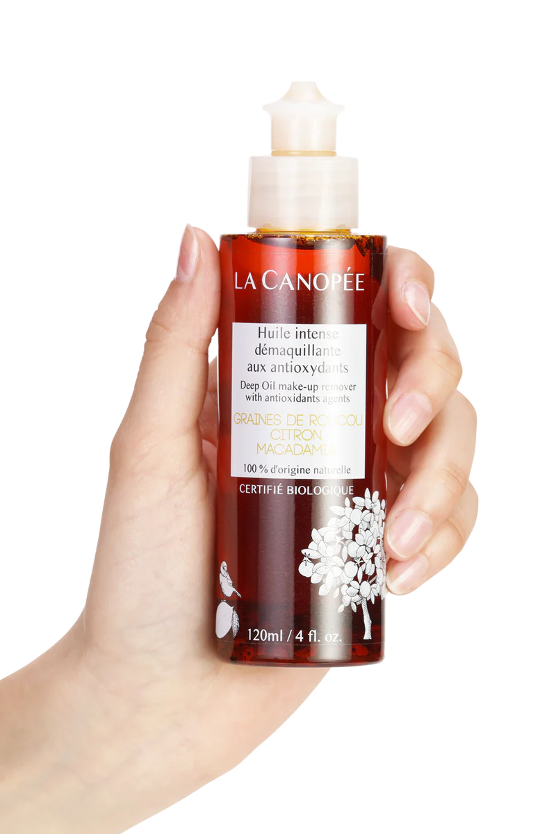 Huile intense démaquillante aux antioxydants - La canopée