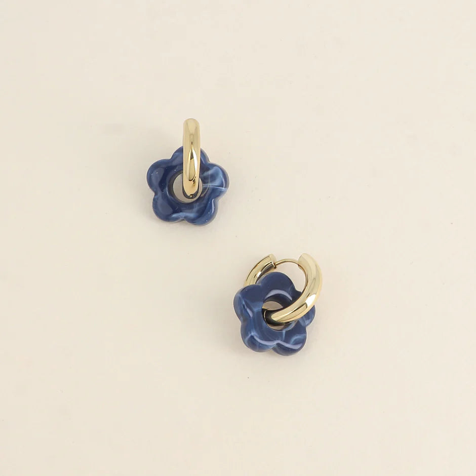 Boucles - Flo Bleu foncé