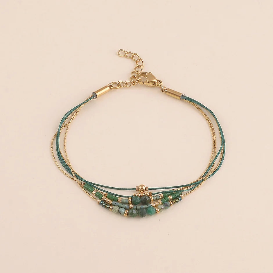 Bracelet SUZ Jaspe Vert