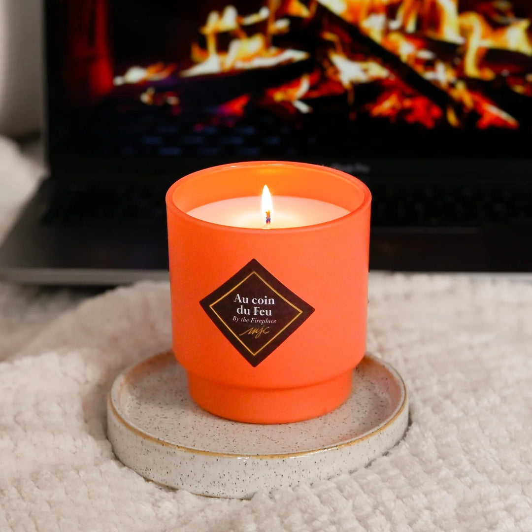 Bougie de Noel - Coin du feu 180g
