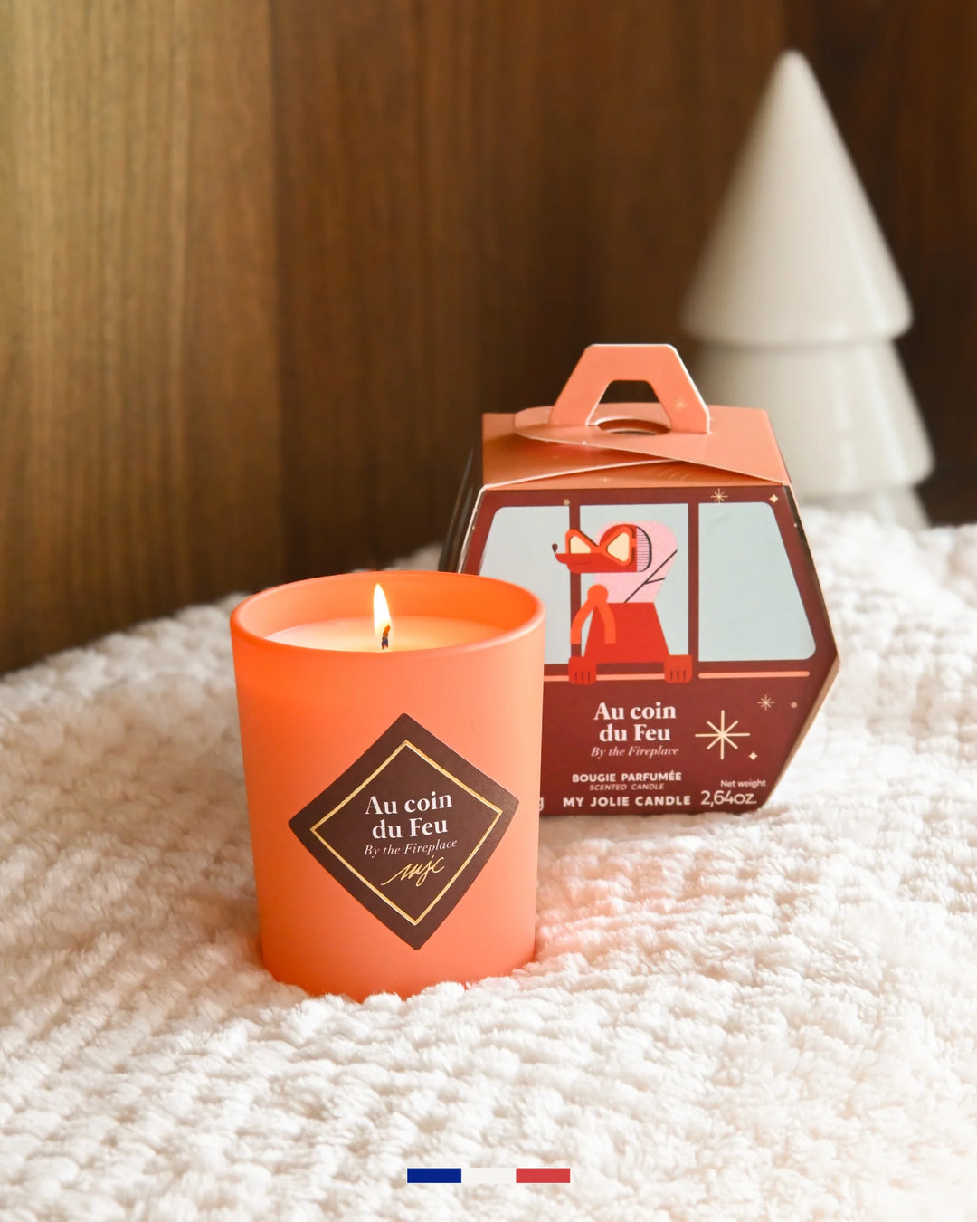 Bougie de Noel - Coin du feu 75g