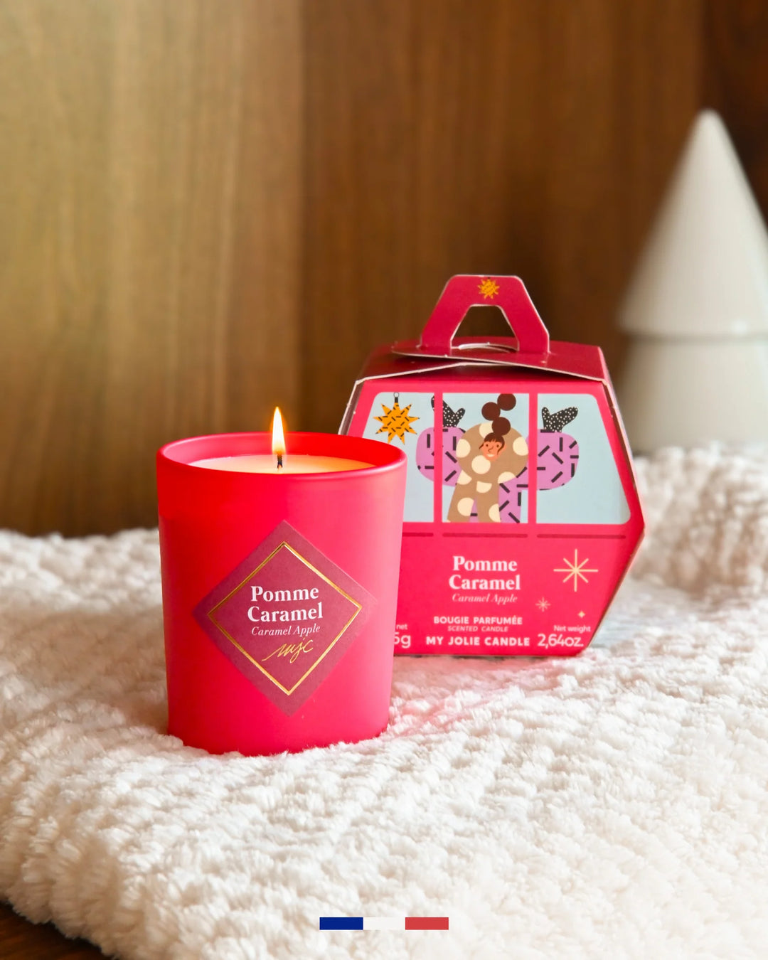 Bougie de Noel - Pomme caramel 75g