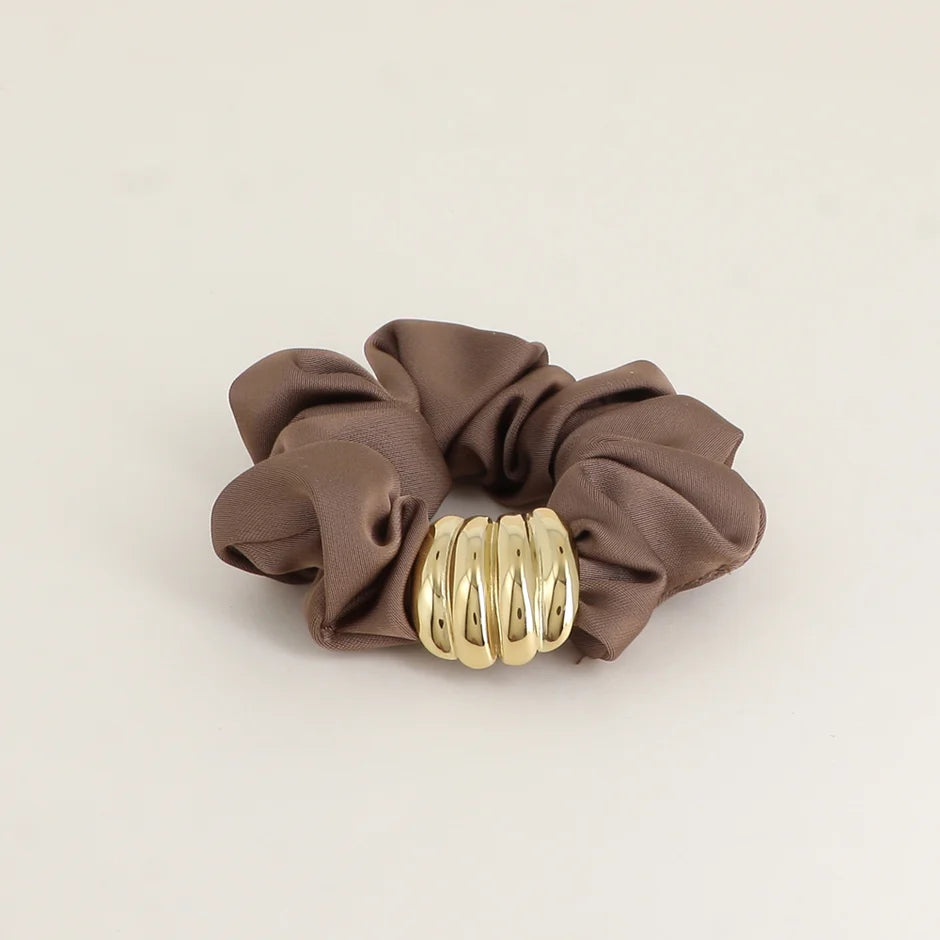 Chouchou barre taupe
