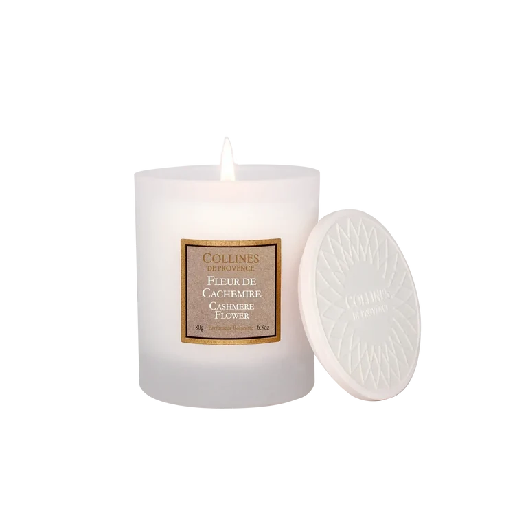 Bougie parfumée Fleur de cachemire - 180gr