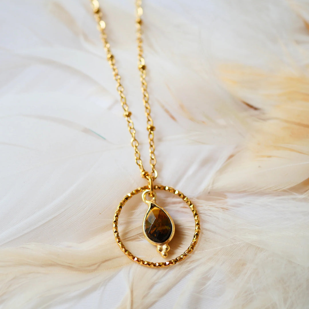 Collier - Clementine Oeil du tigre