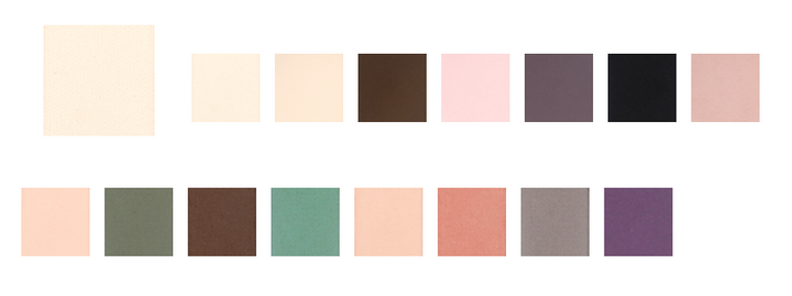 Ombre à paupière mate rectangle bio - Couleurs au choix