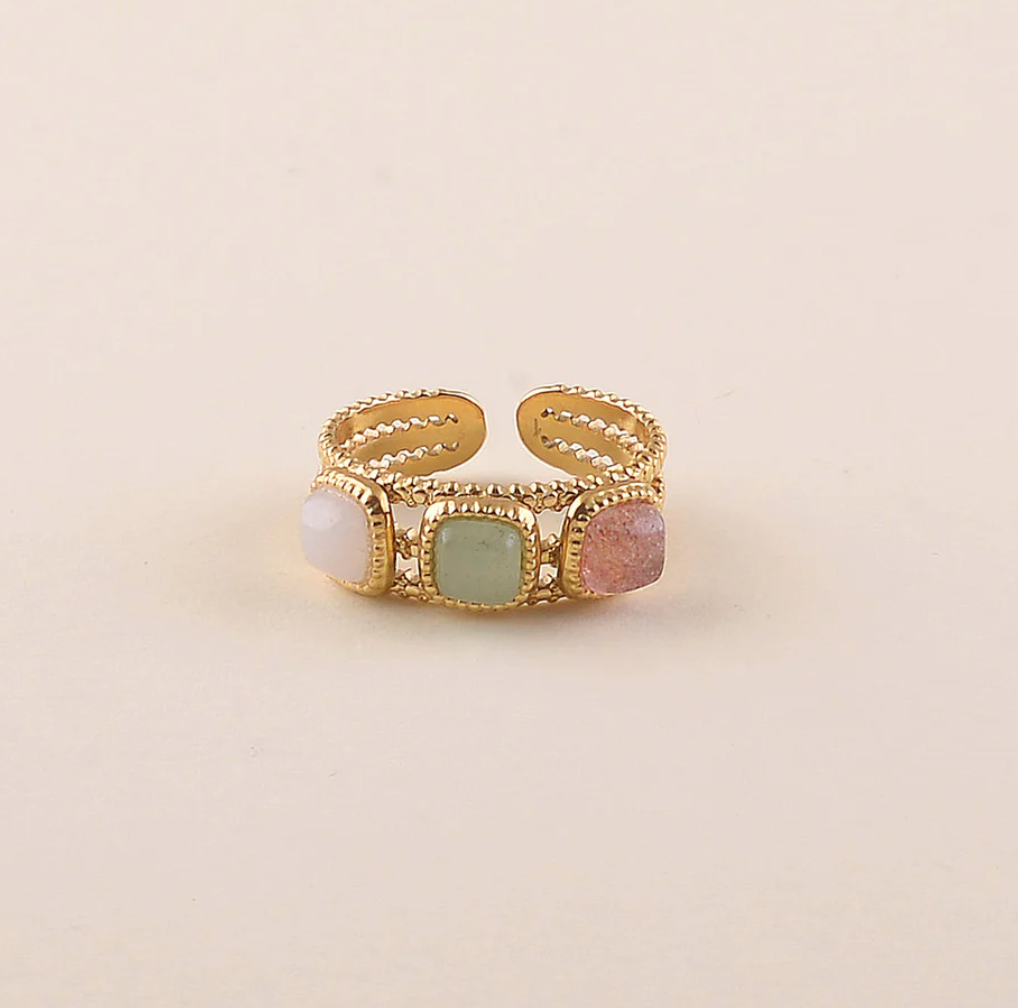 Bague Luni Aventurine