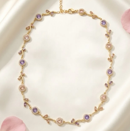 Collier Esmée - Lilas