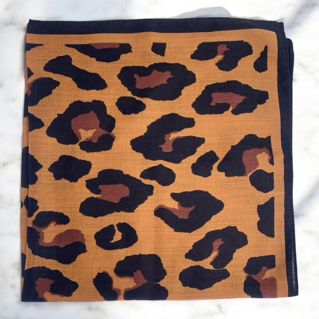 Foulard carré - Léopard
