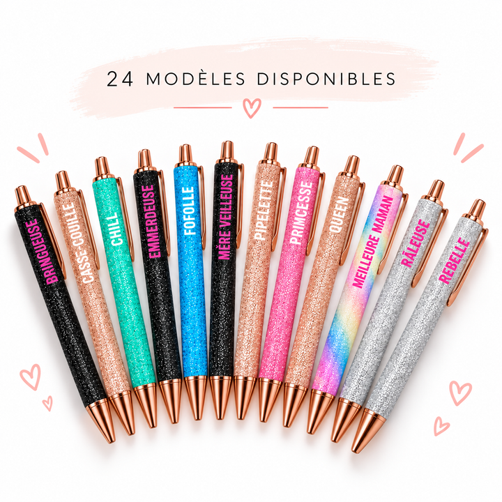 Stylo à paillettes