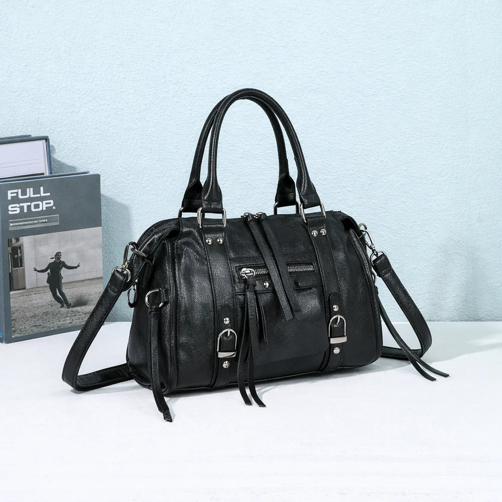 Sac Skyla Métallique Noir