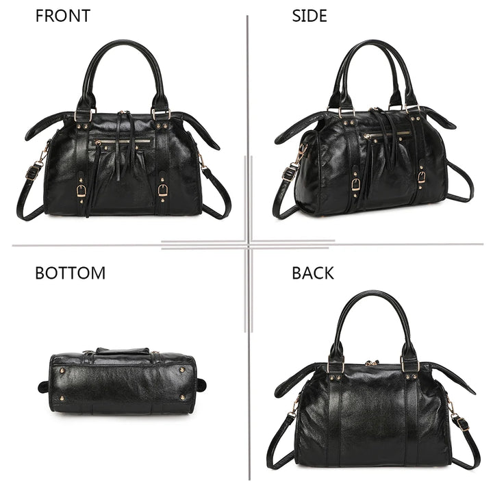 Sac Skyla Medium Métallique Noir