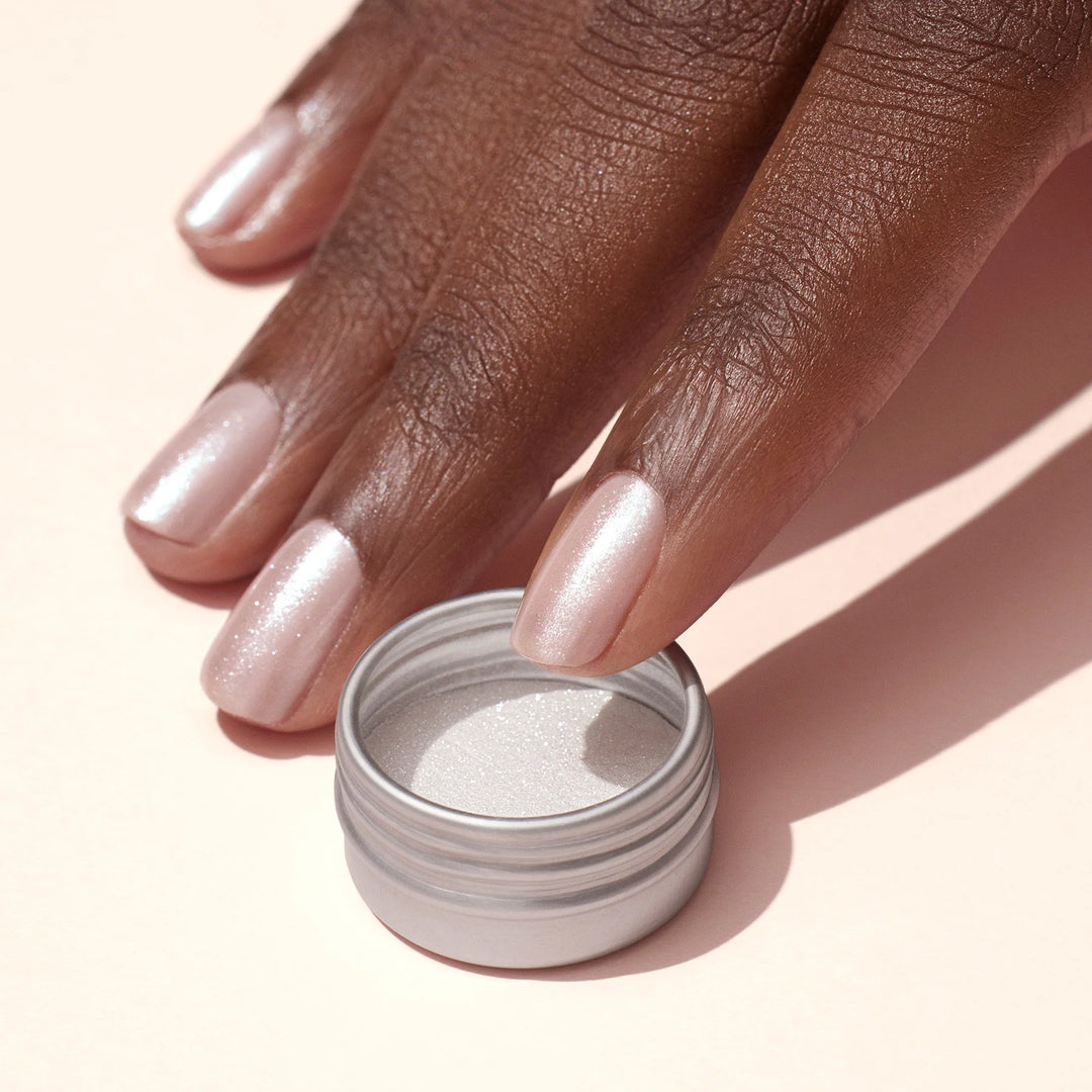 Poudre White Glazed Effect