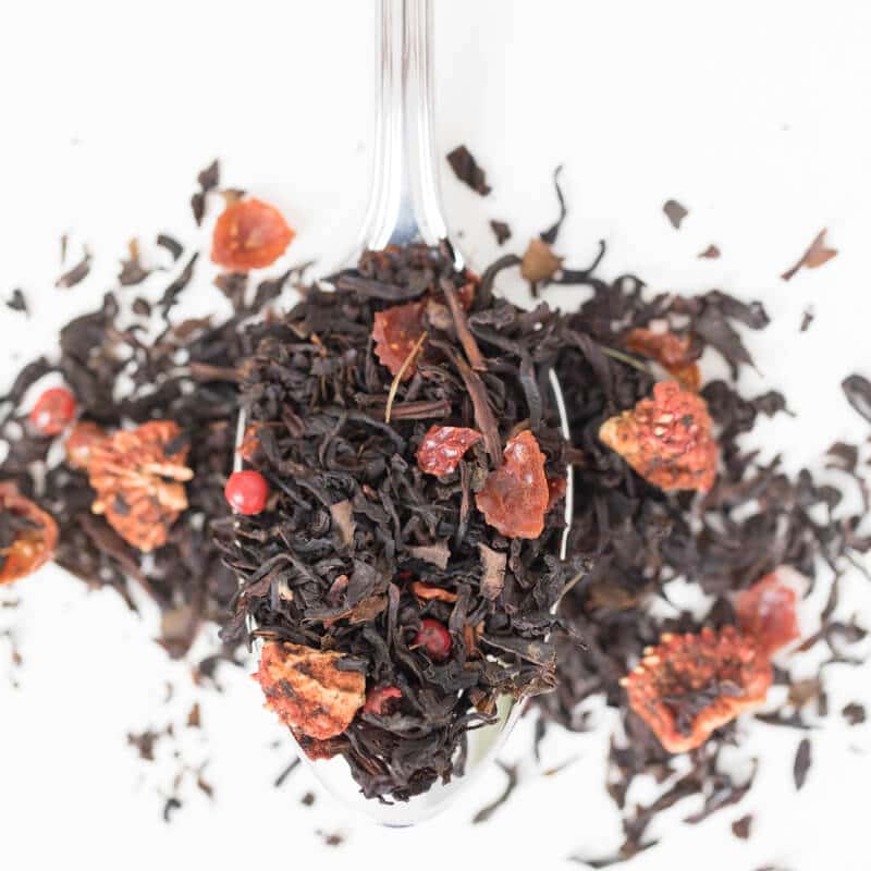 Thé noir bio Fraise Guarana - Recharge