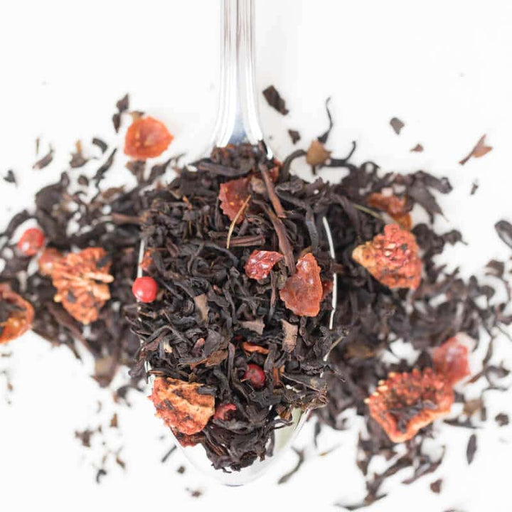 Thé noir bio Fraise Guarana - Recharge