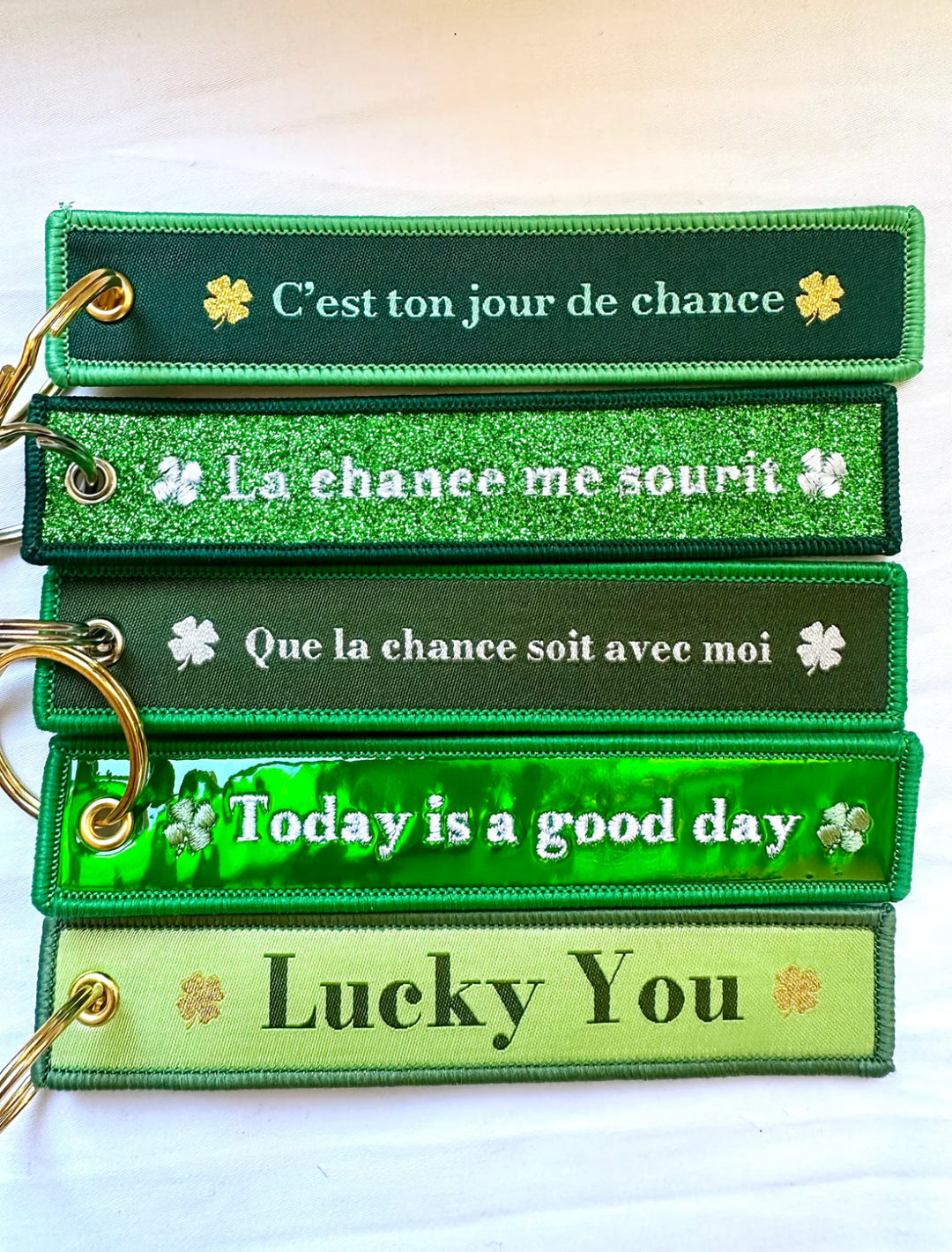 Porte clés Rubans - Chance