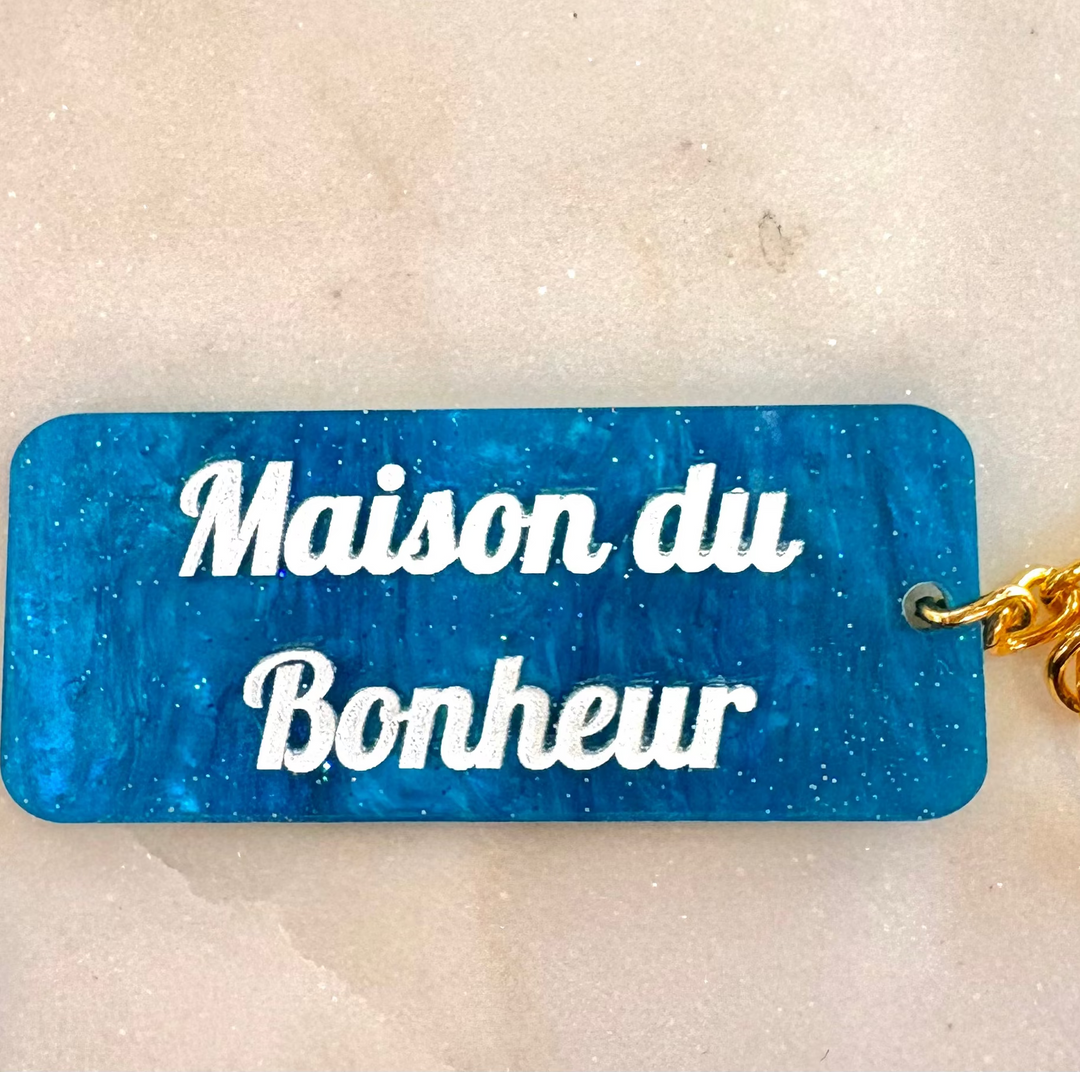 Porte clés - Maison du bonheur