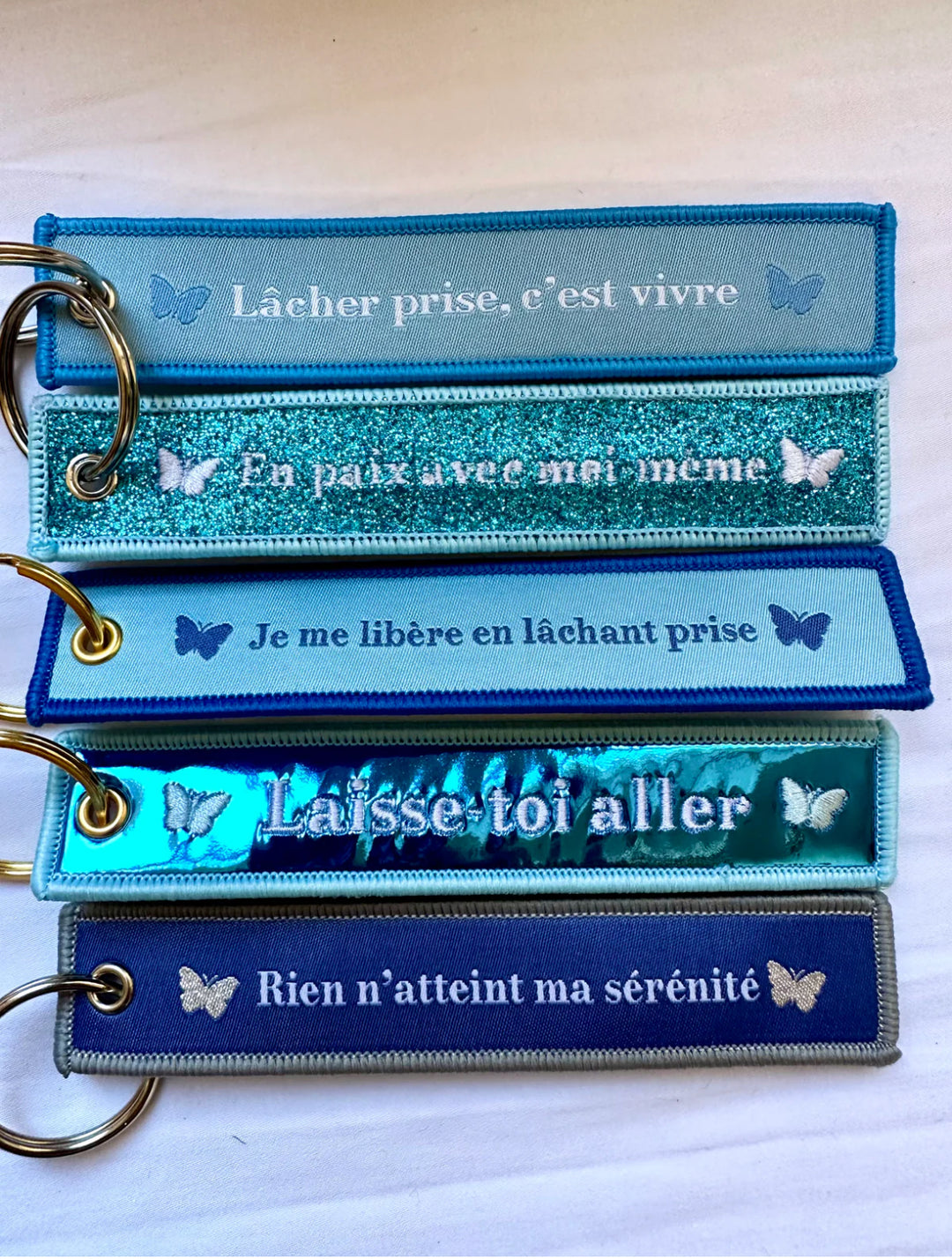 Porte clés Rubans - Sérénité