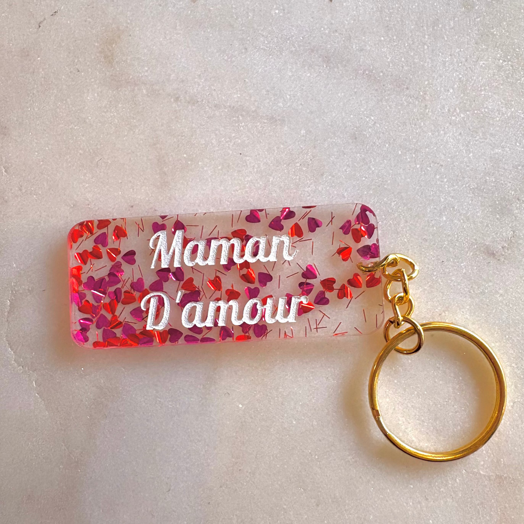 Porte clés - Maman d'amour