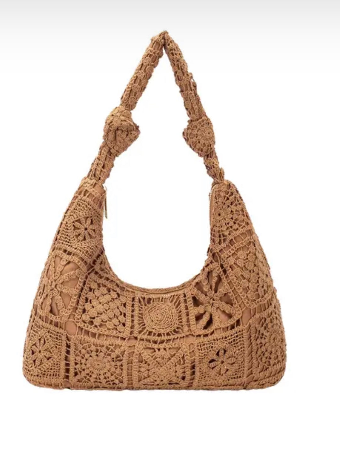 Sac à main - Crochet camel
