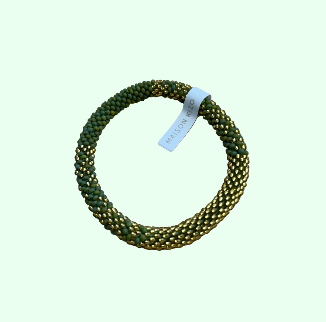 Bracelet Népalais vert