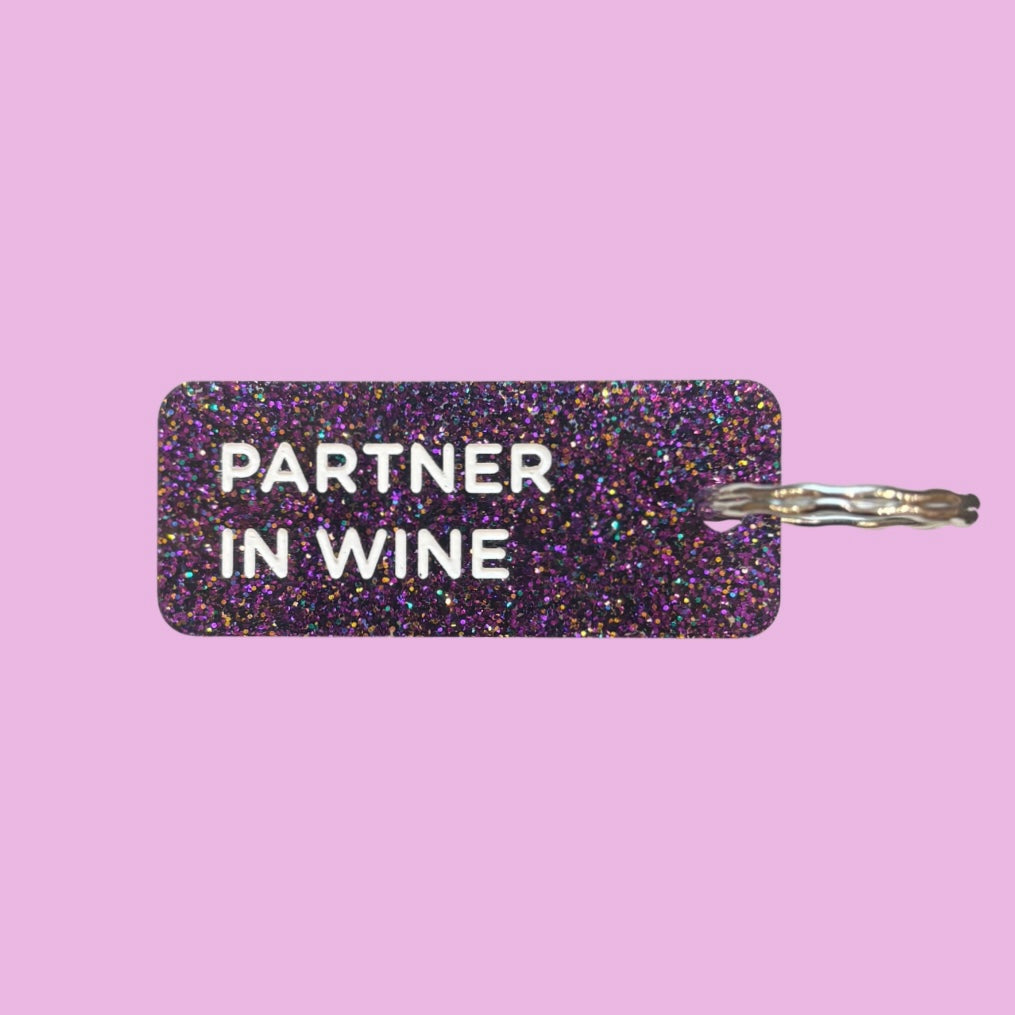 Porte-clés à paillettes - PARTNER IN WINE