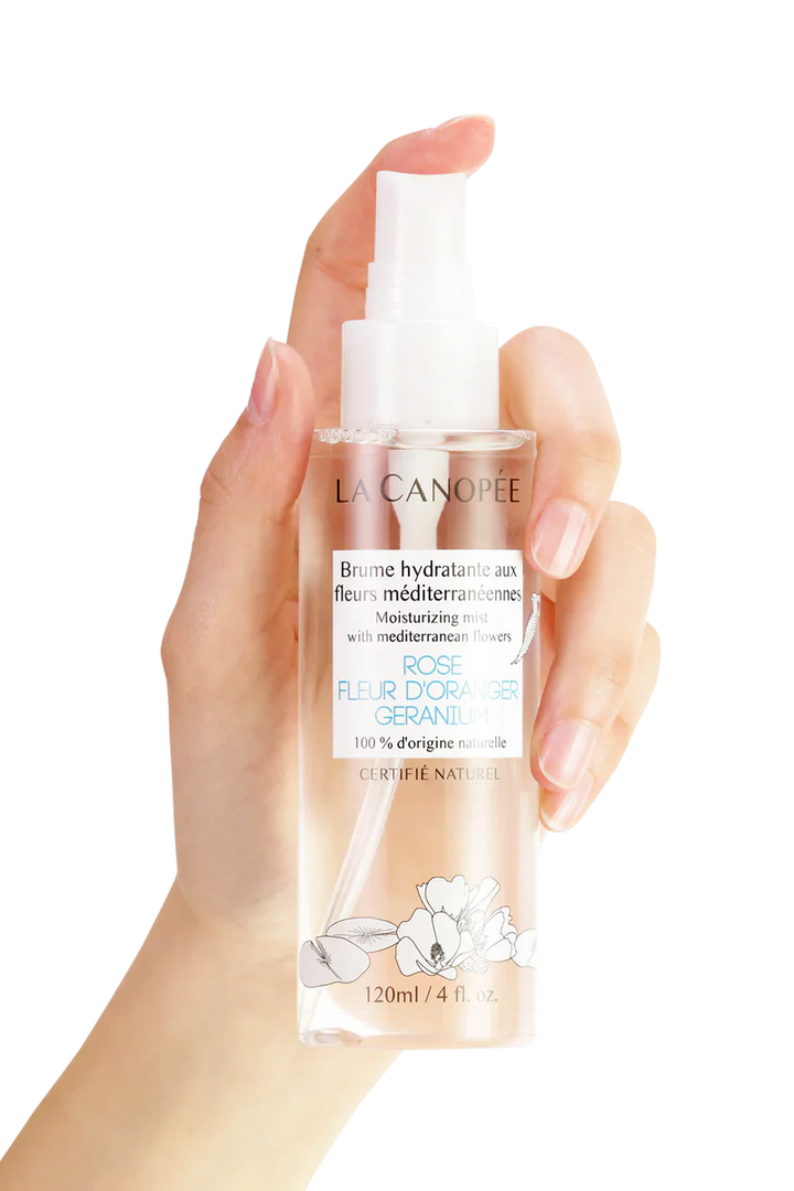 Brume hydratante aux fleurs méditerranéennes