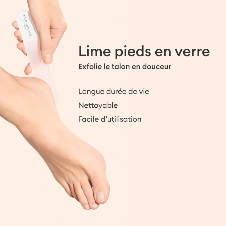 Lime à pied en verre